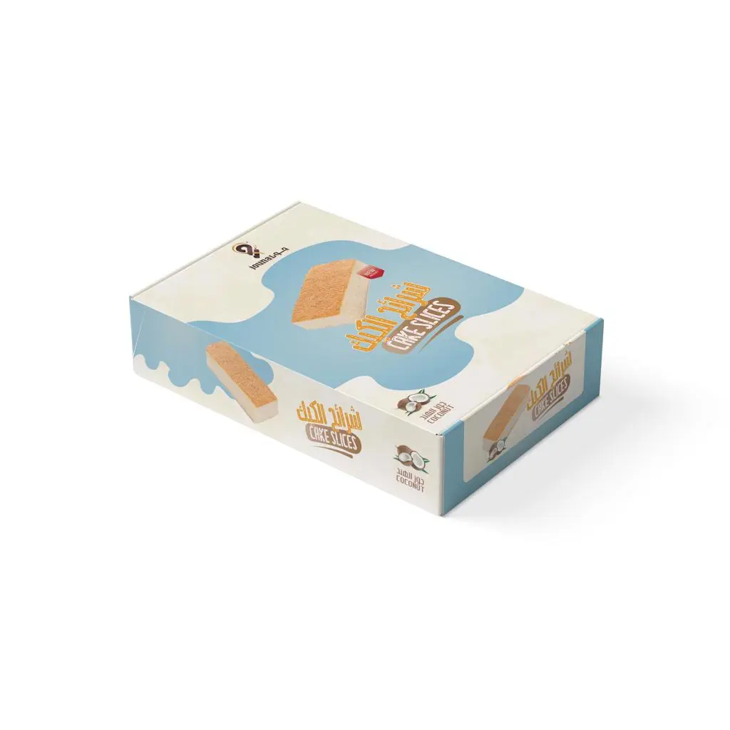 Coconut Flavor Cake Slices Box